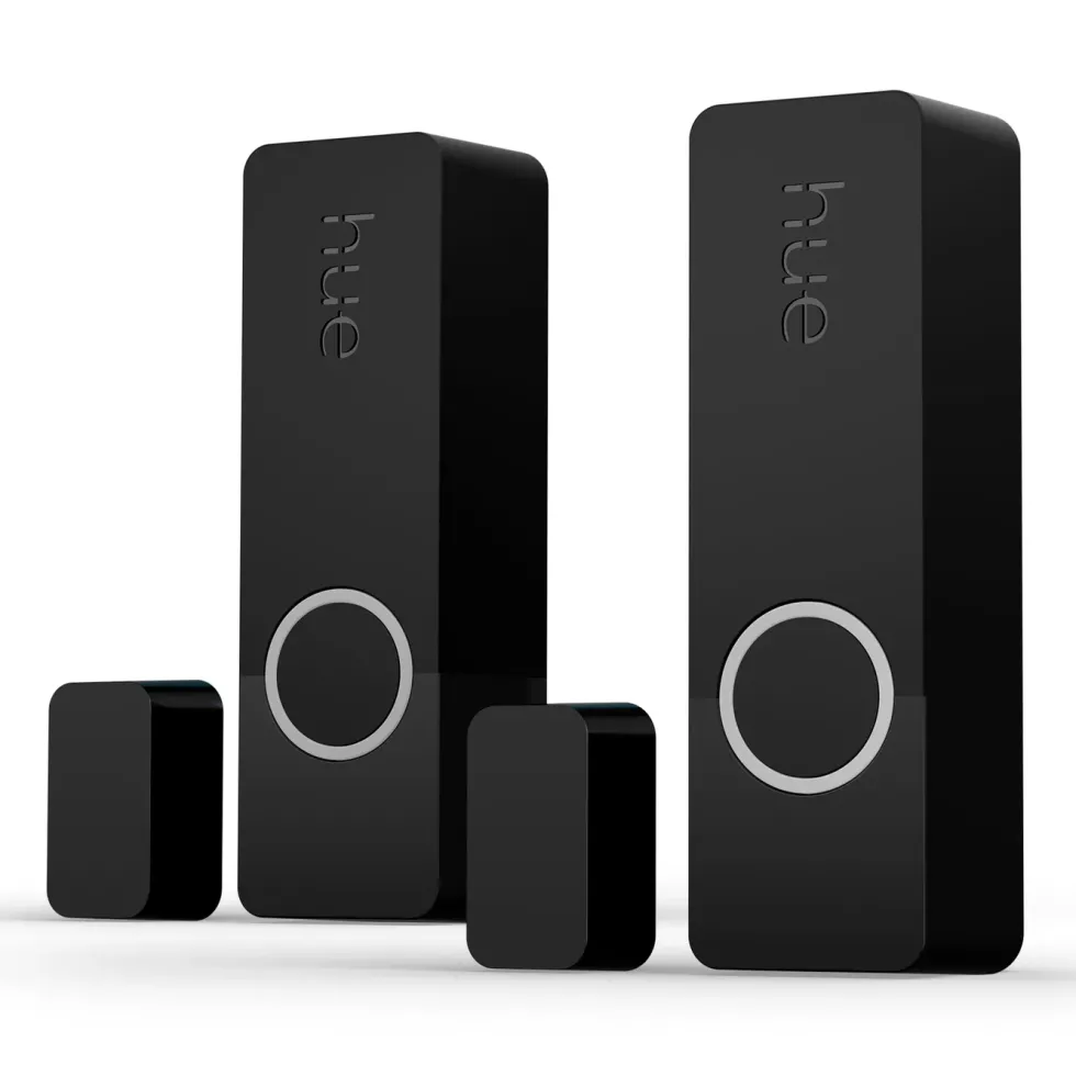 Philips Hue Secure Kontaktsensor - Svart 2-pk.