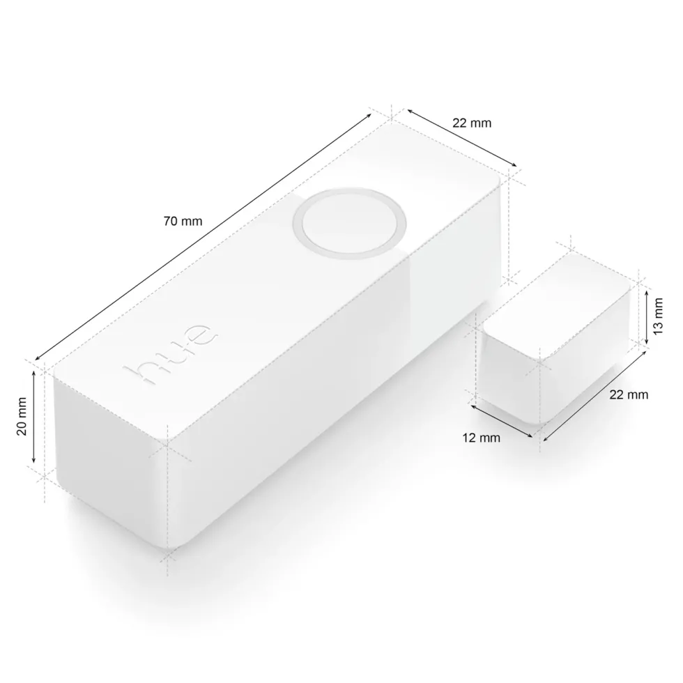 Philips Hue Secure Kontaktsensor - Hvit 1-pk.