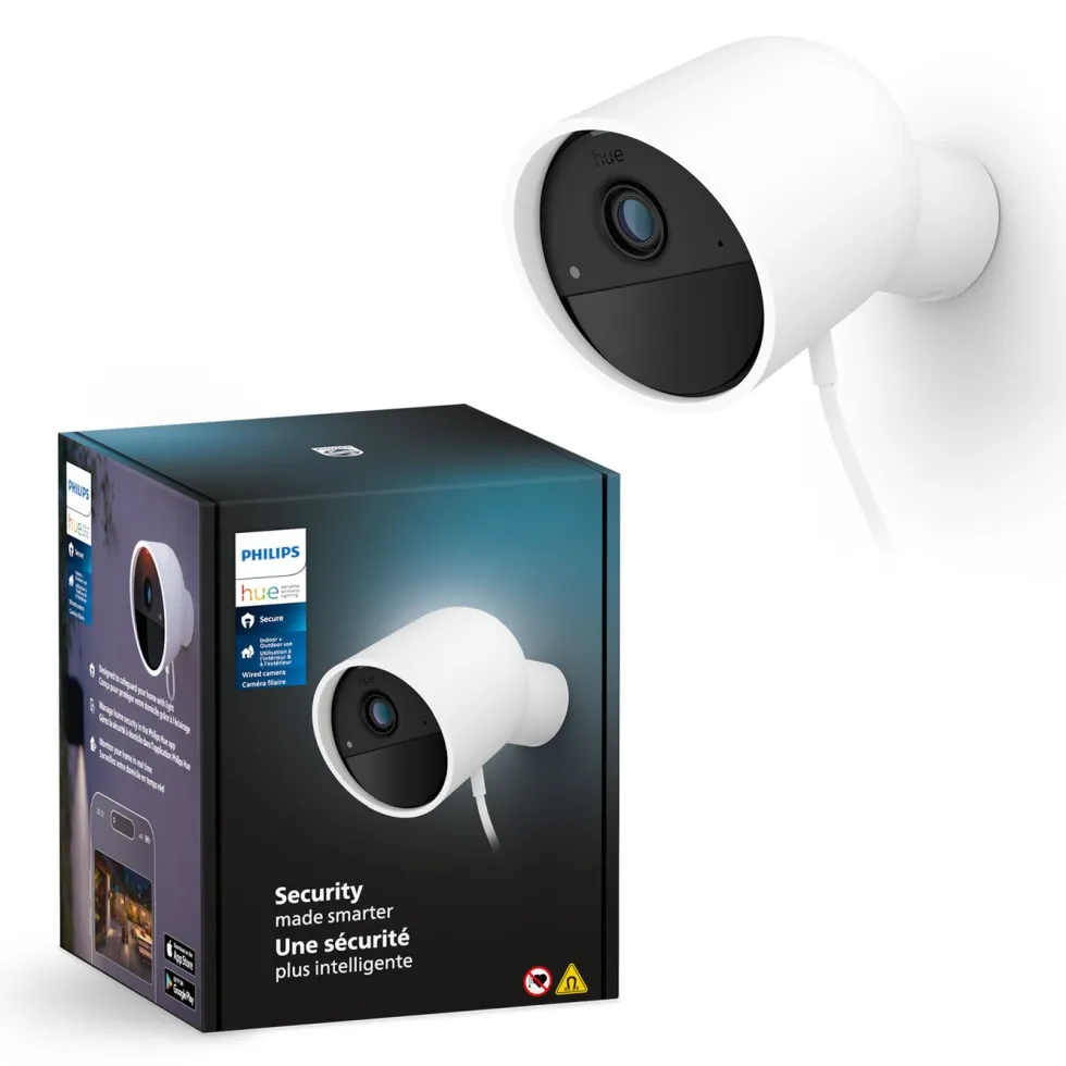 Philips Hue Secure Wired Cam Hvit