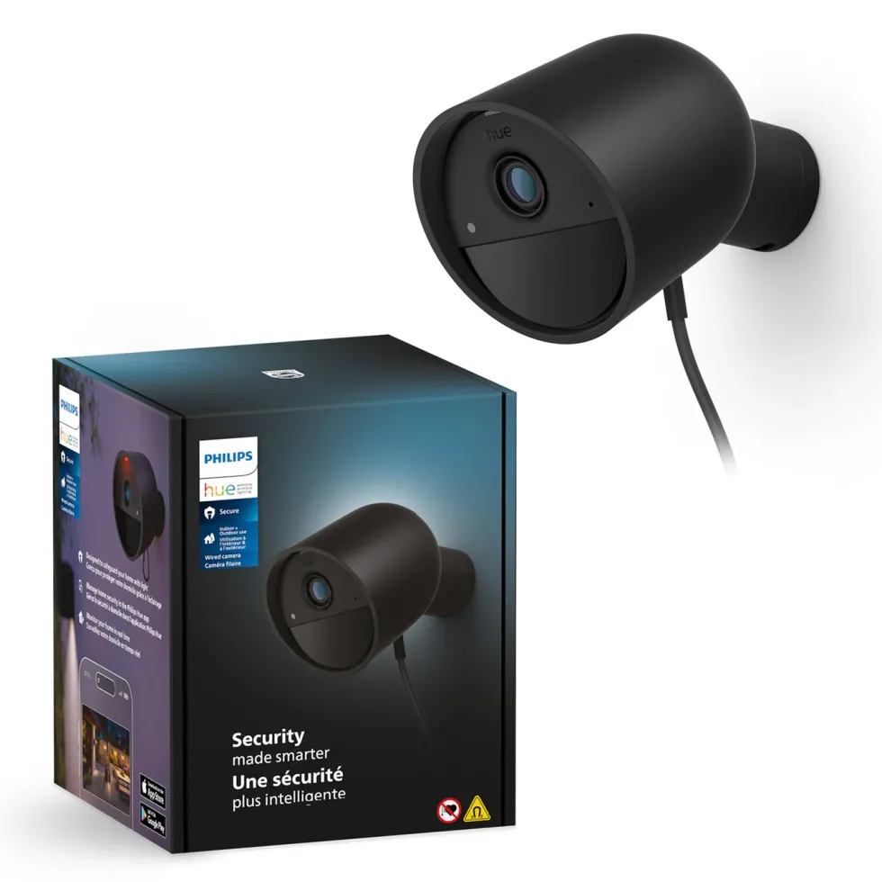 Philips Hue Secure Wired Cam Svart