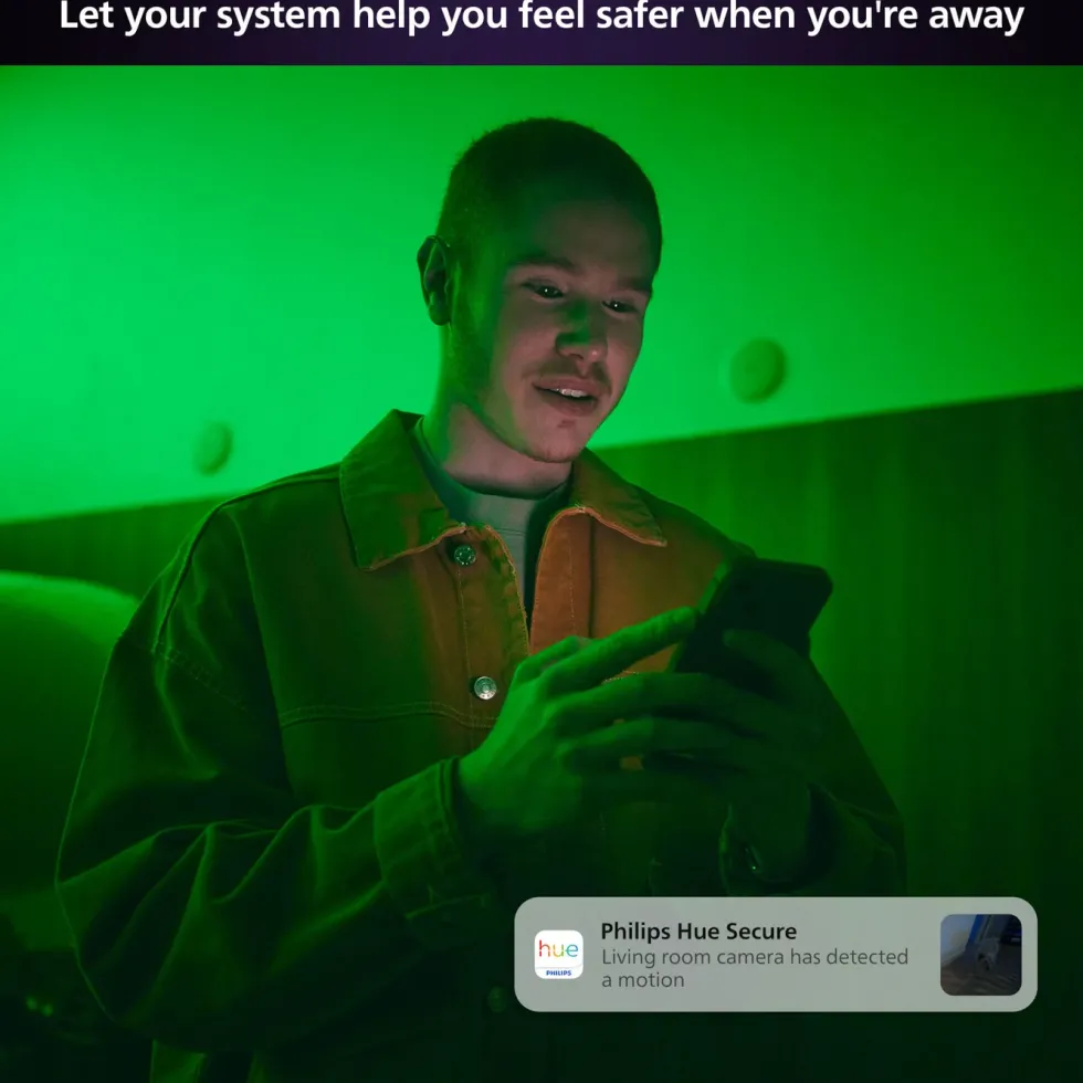 Philips Hue Secure Wired Cam Svart