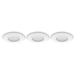 Philips Hue Slank innfelt belysning Ø90 mm 3-pakning Hvit