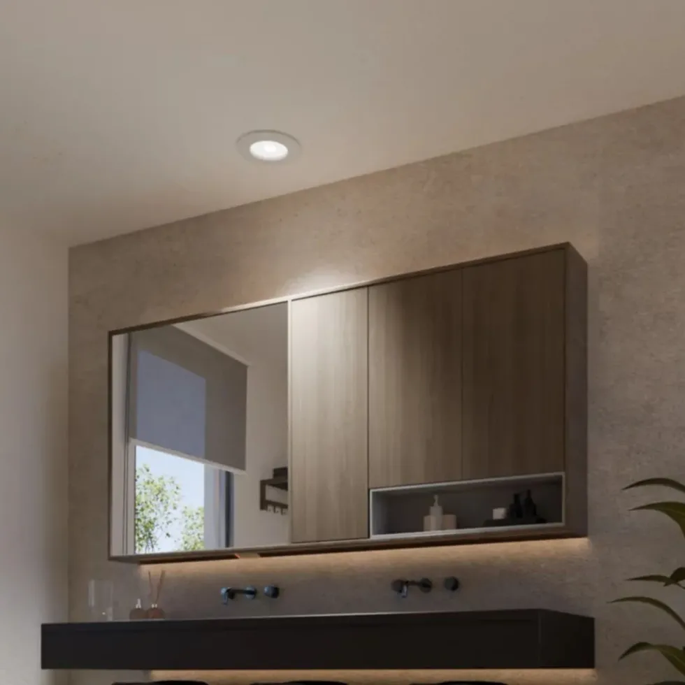 Philips Hue Slank innfelt belysning Ø90 mm 3-pakning Hvit
