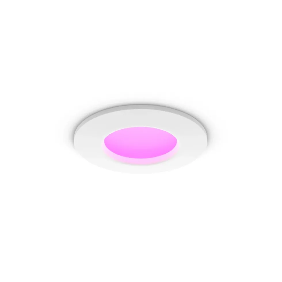 Philips Hue Slank innfelt belysning Ø90 mm Hvit