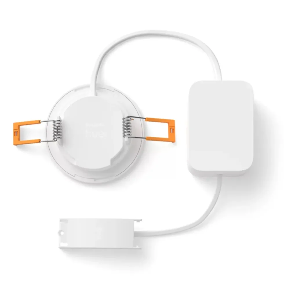 Philips Hue Slank innfelt belysning Ø90 mm Hvit
