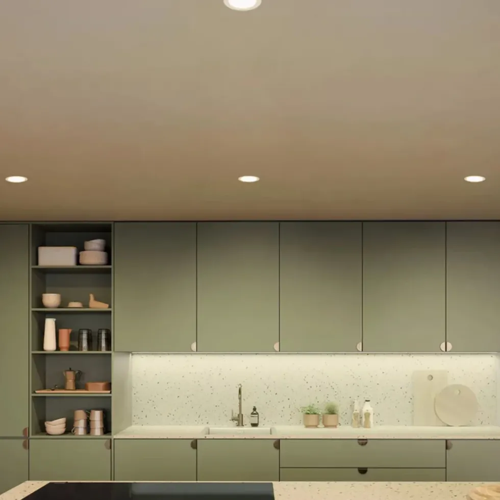 Philips Hue Slank innfelt belysning Ø170 mm Hvit