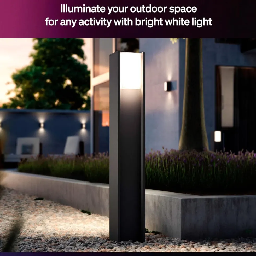 Philips Hue Turaco stolpelampe White and Color Ambiance Antrasitt