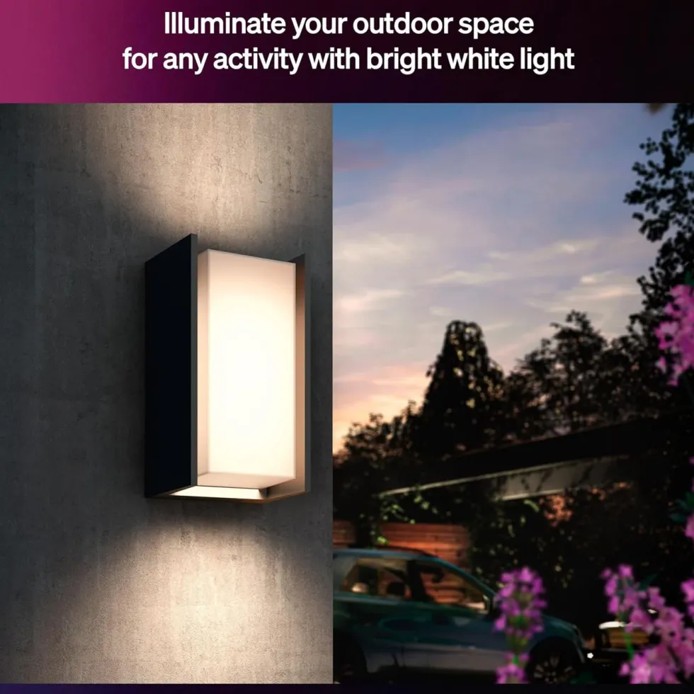Philips Hue Turaco vegglampe for utendørs bruk Antrasitt