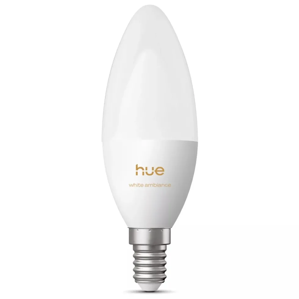 Philips Hue White Ambiance kronlyslampe E14 1-pk.