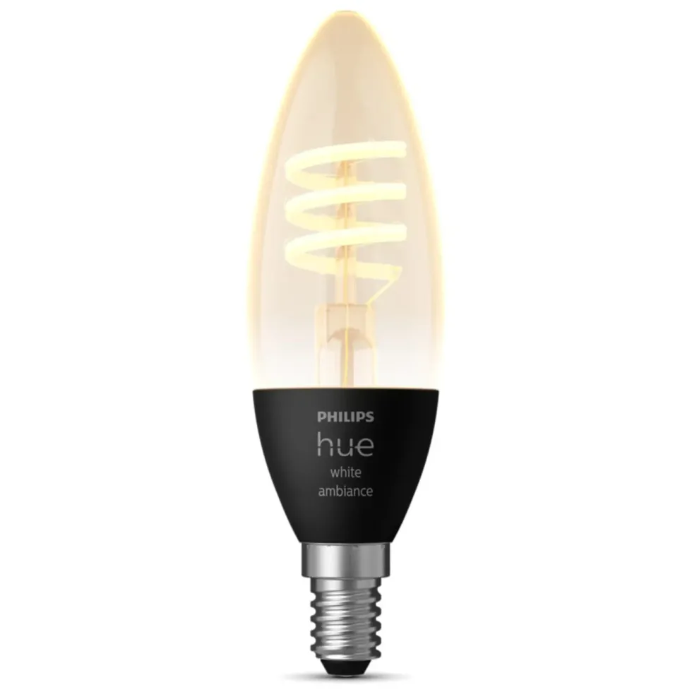 Philips Hue White Ambience Filament Smart LED-pære E14 350 lm