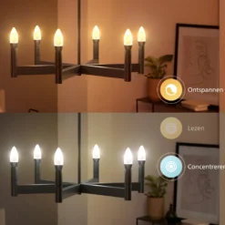 Philips Hue White Ambience Filament Smart LED-pære E14 350 lm