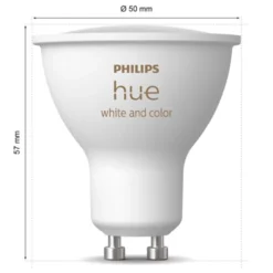 Philips Hue White and Color Ambiance Smart LED-pære GU10 400 lm 1-pk