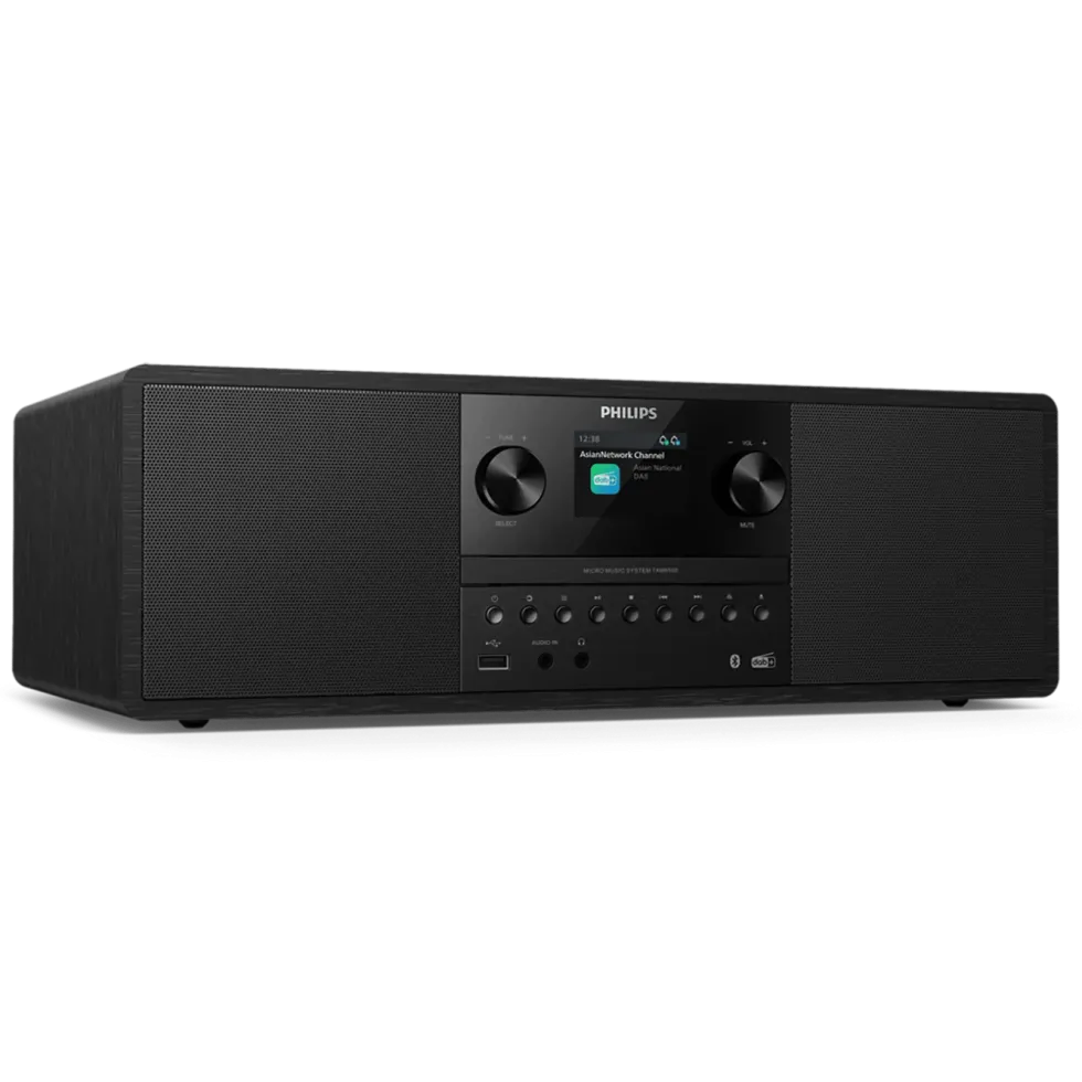 Philips Kompakt mikrosystem TAM6500 med CD, DAB+ og Bluetooth