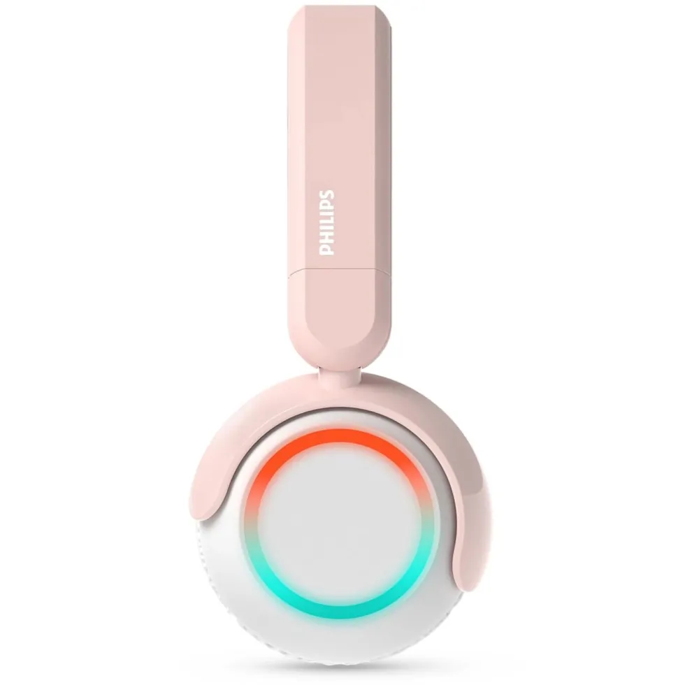 Philips K4206 trådløse barnehodetelefoner med LED-paneler Rosa