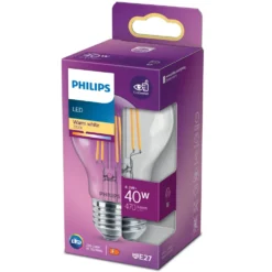 Philips LED-globepære E27 470 lm