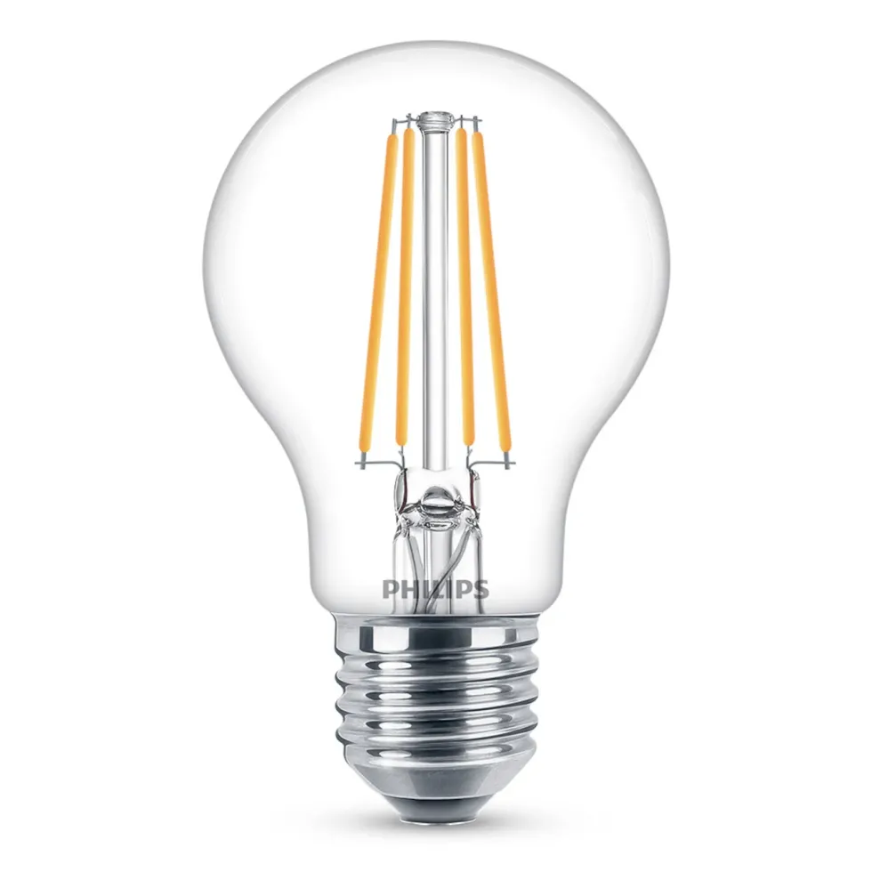 Philips LED-globepære E27 806 lm 3-pk.