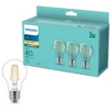 Philips LED-pære E27 470 lm 3-pk.