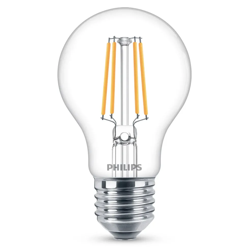 Philips LED-pære E27 470 lm 3-pk.