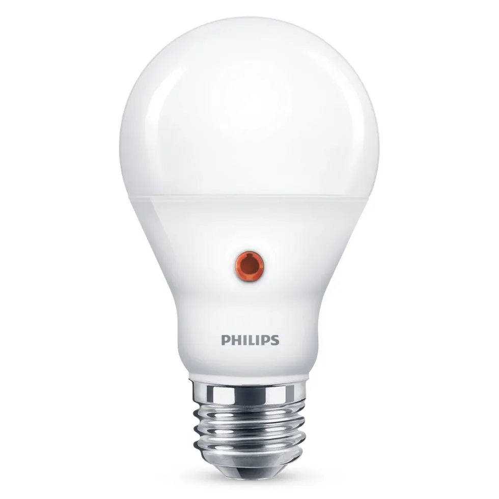 Philips LED-pære med skumringsrele E27 806 lm