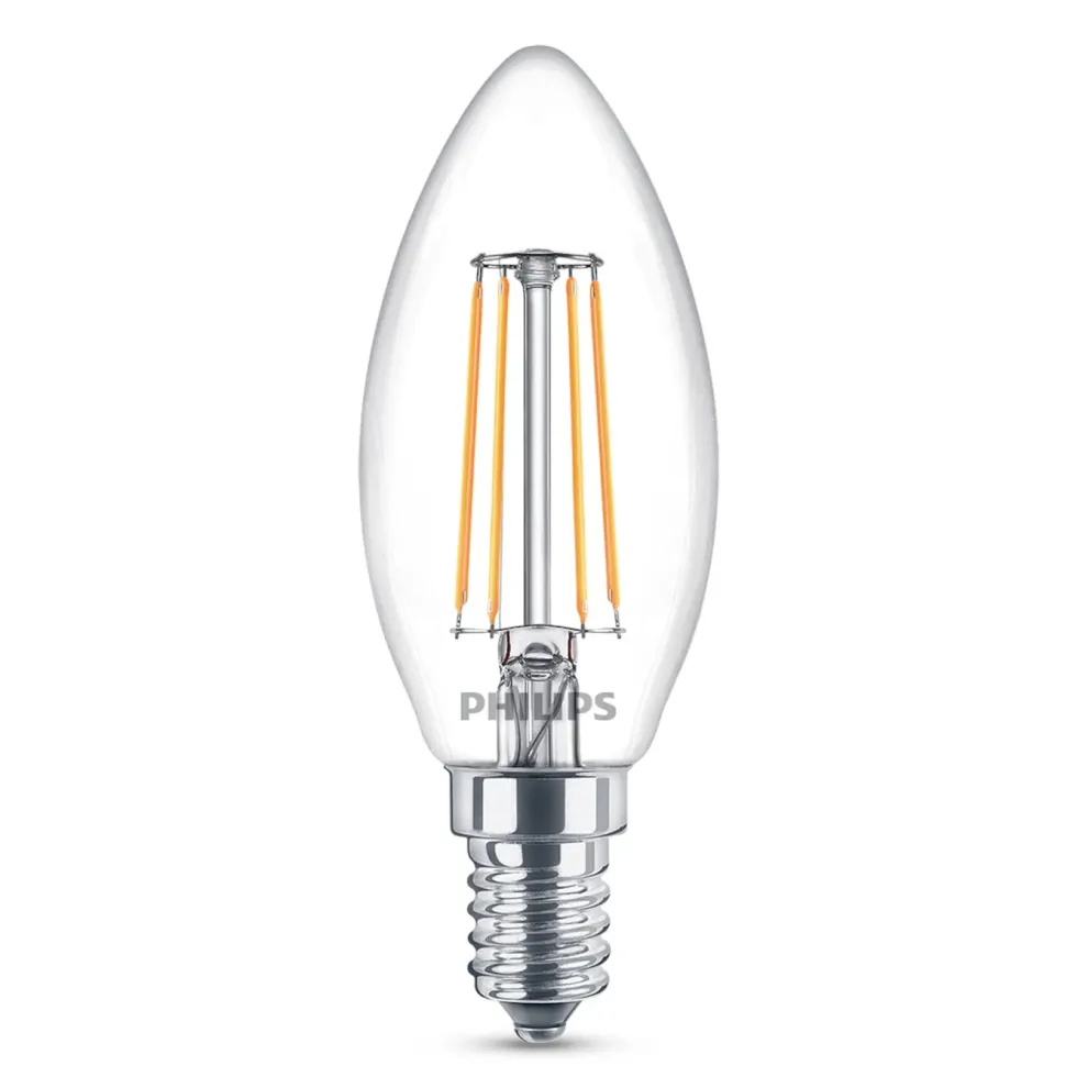 Philips LED-pære Mignon E14 470 lm 6-pk.
