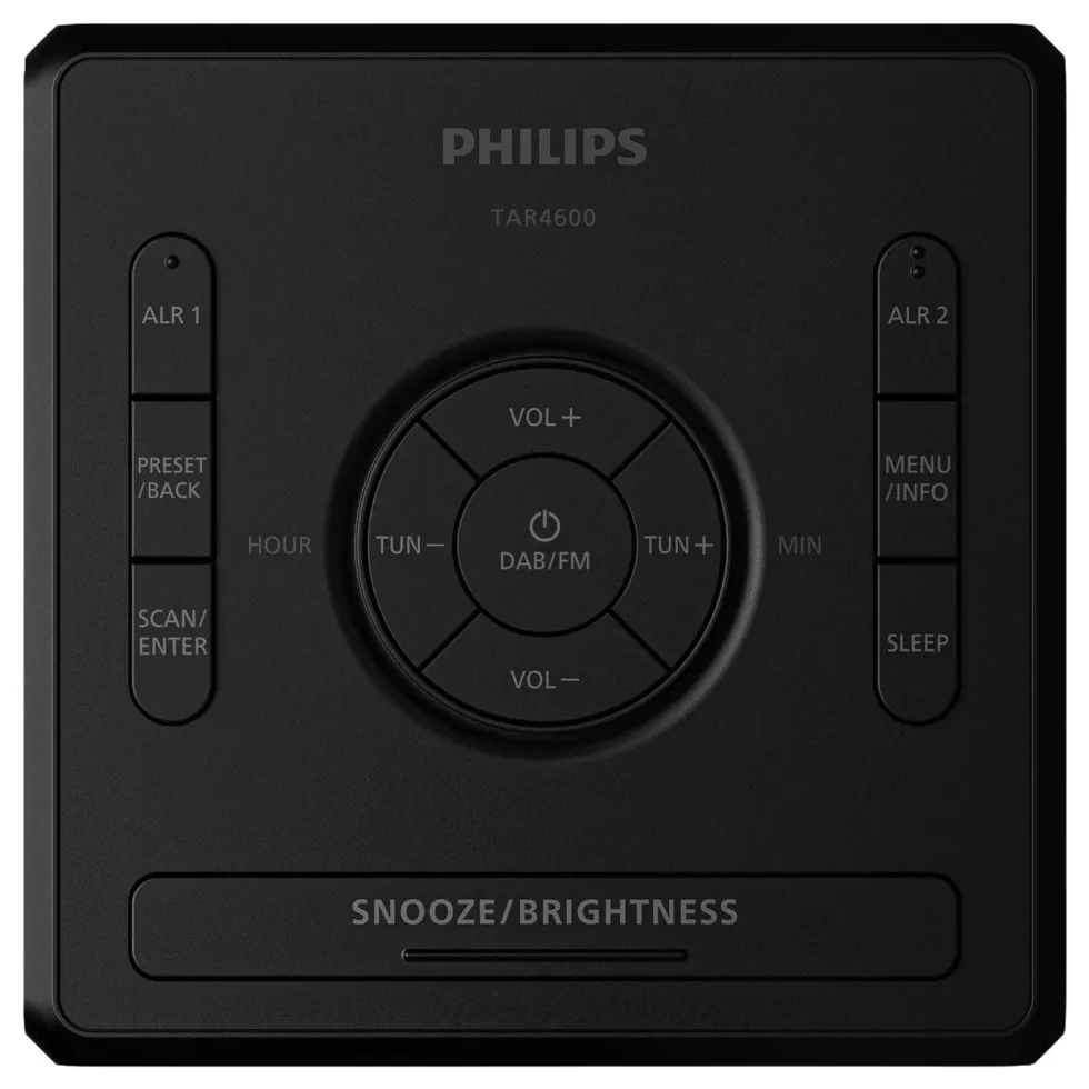 Philips R4600 DAB+-klokkeradio med USB-C-lading