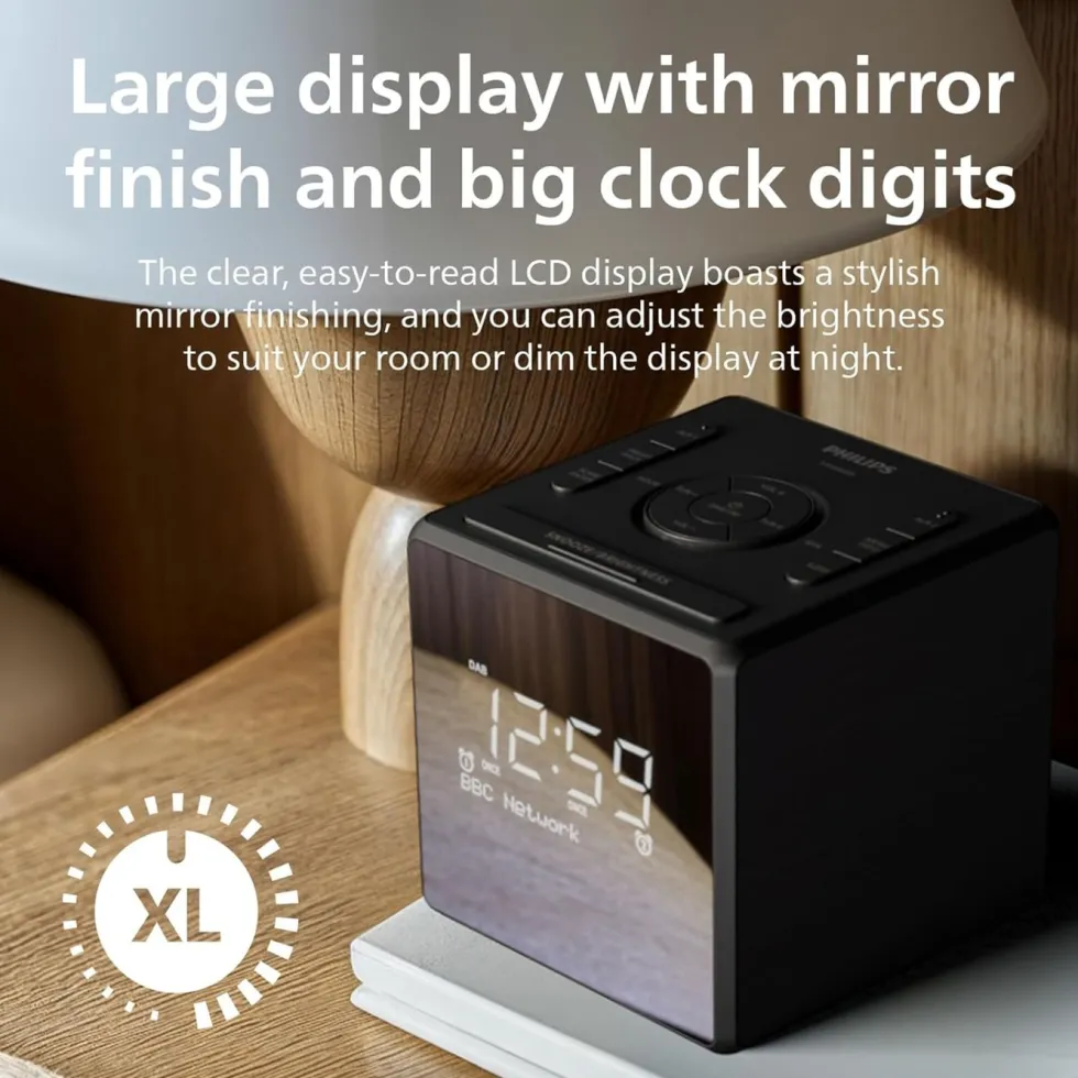 Philips R4600 DAB+-klokkeradio med USB-C-lading