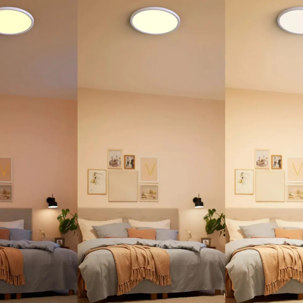 Philips Superslim CL550 taklampe 22 W SceneSwitch Hvit, Ø43 cm