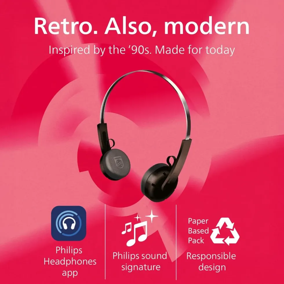 Philips TAH2000 The Ringo trådløse on-ear-hodetelefoner