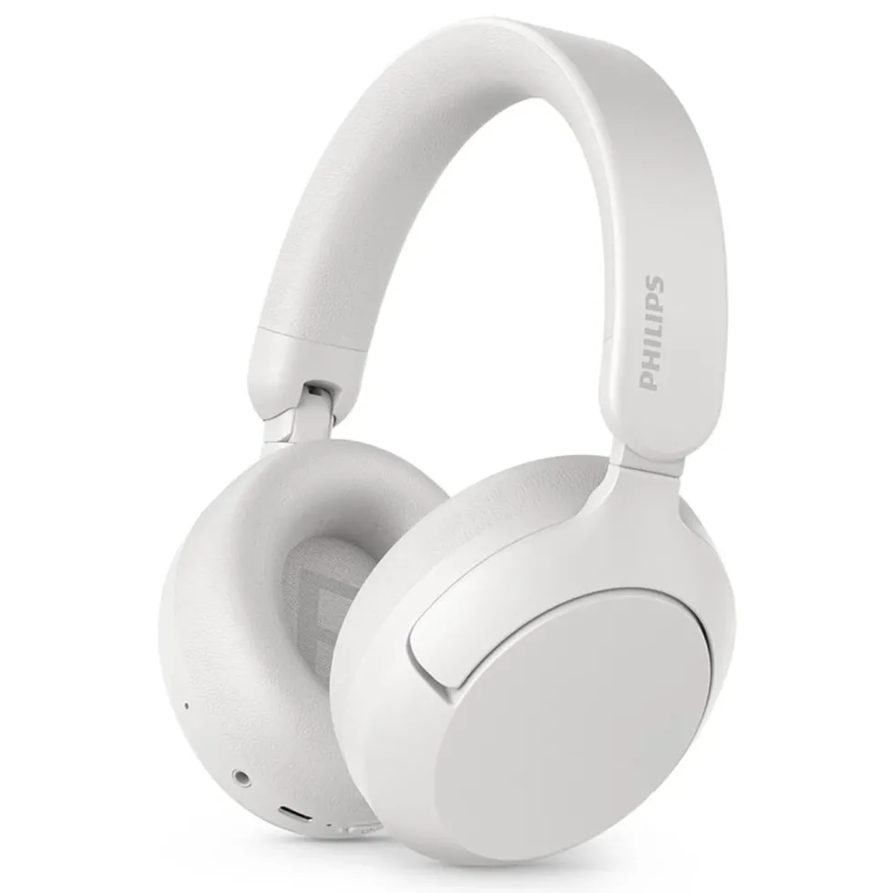 Philips TAH6000 trådløse over-ear-hodetelefoner med støyreduksjon Hvit