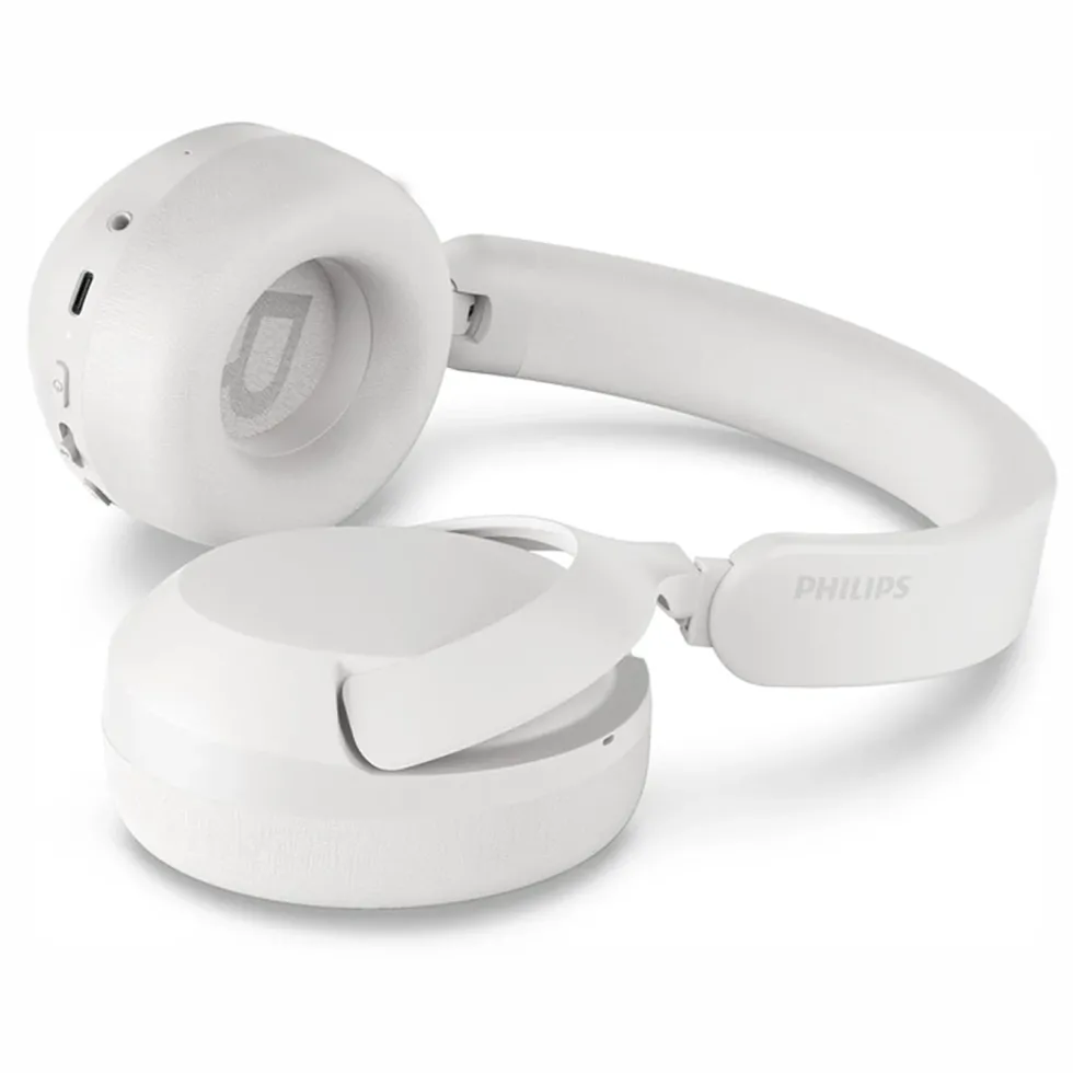 Philips TAH6000 trådløse over-ear-hodetelefoner med støyreduksjon Hvit