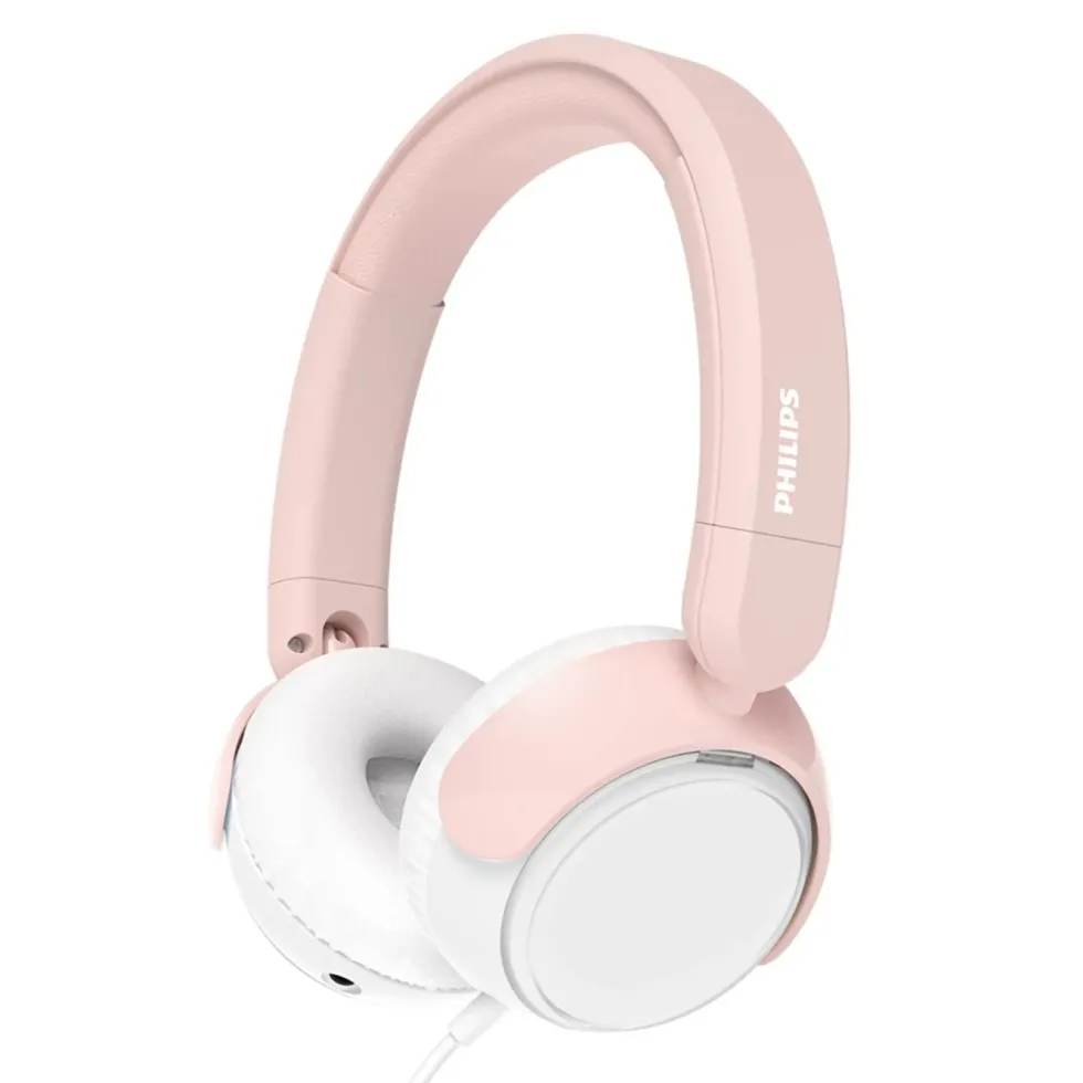 Philips TAK 2000 on-ear-barnehodetelefoner Rosa