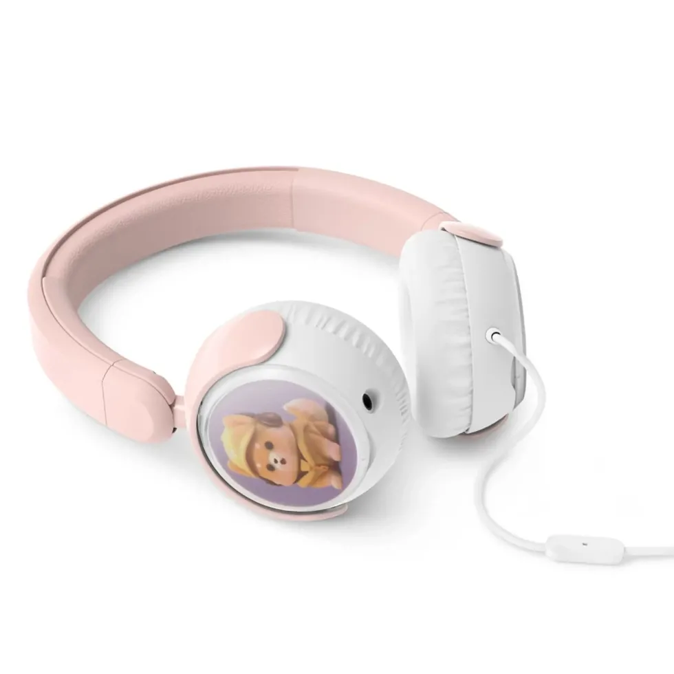 Philips TAK 2000 on-ear-barnehodetelefoner Rosa