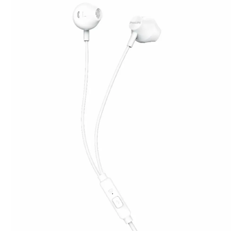 Philips TAUE101 in-ear-hodetelefoner med mikrofon Hvit