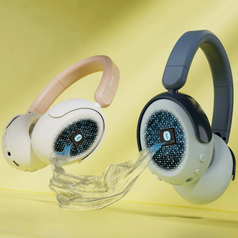 Philips Trådløse over-ear-hodetelefoner for barn med støydemping Beige