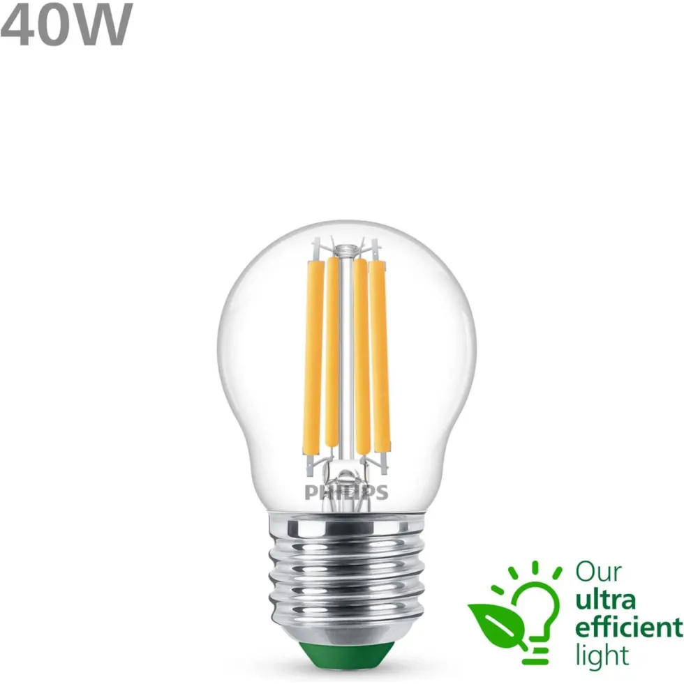 Philips Ultra Efficient E27 LED-pære 485 lm