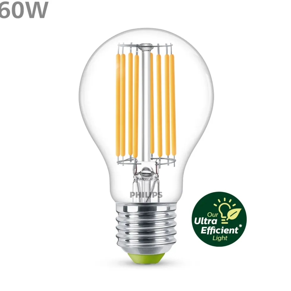 Philips Ultra Efficient E27 LED-pære 840 lm
