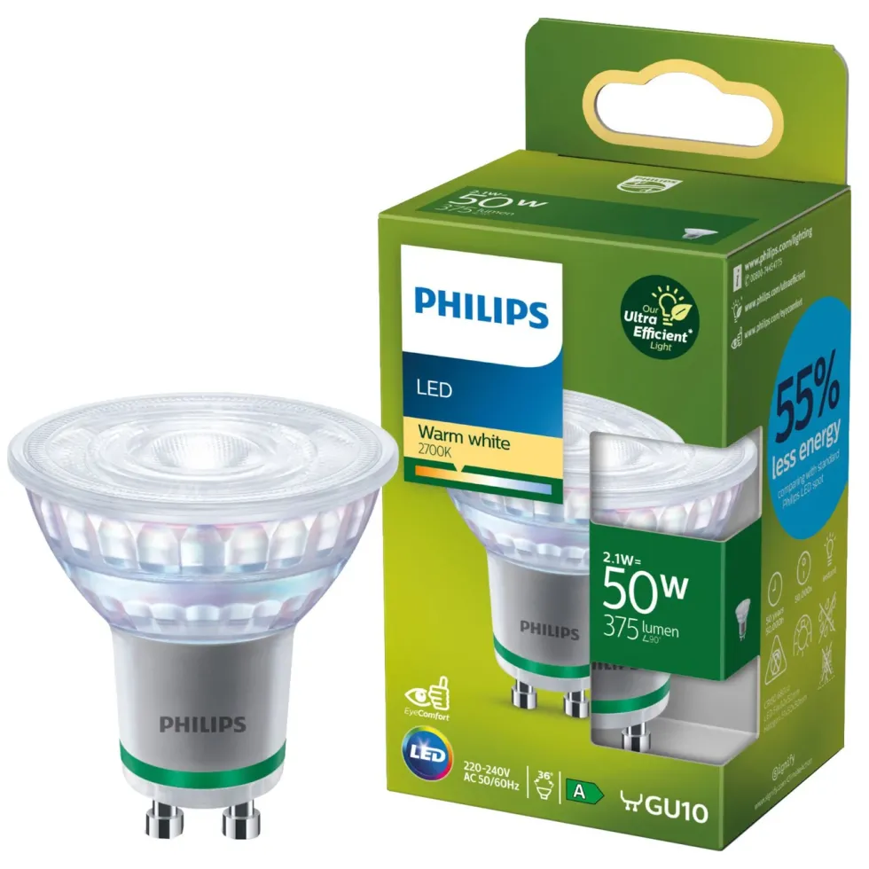 Philips Ultra Efficient GU10 LED-spotlight 375 lm
