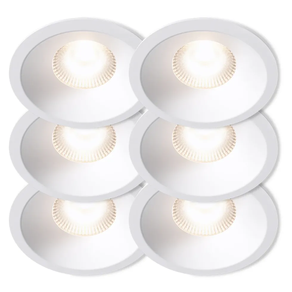 Plejd Downlight Deep DWN-02 6-pack Hvit