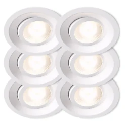 Plejd Downlight Tilt DWN-01 6-pack Hvit