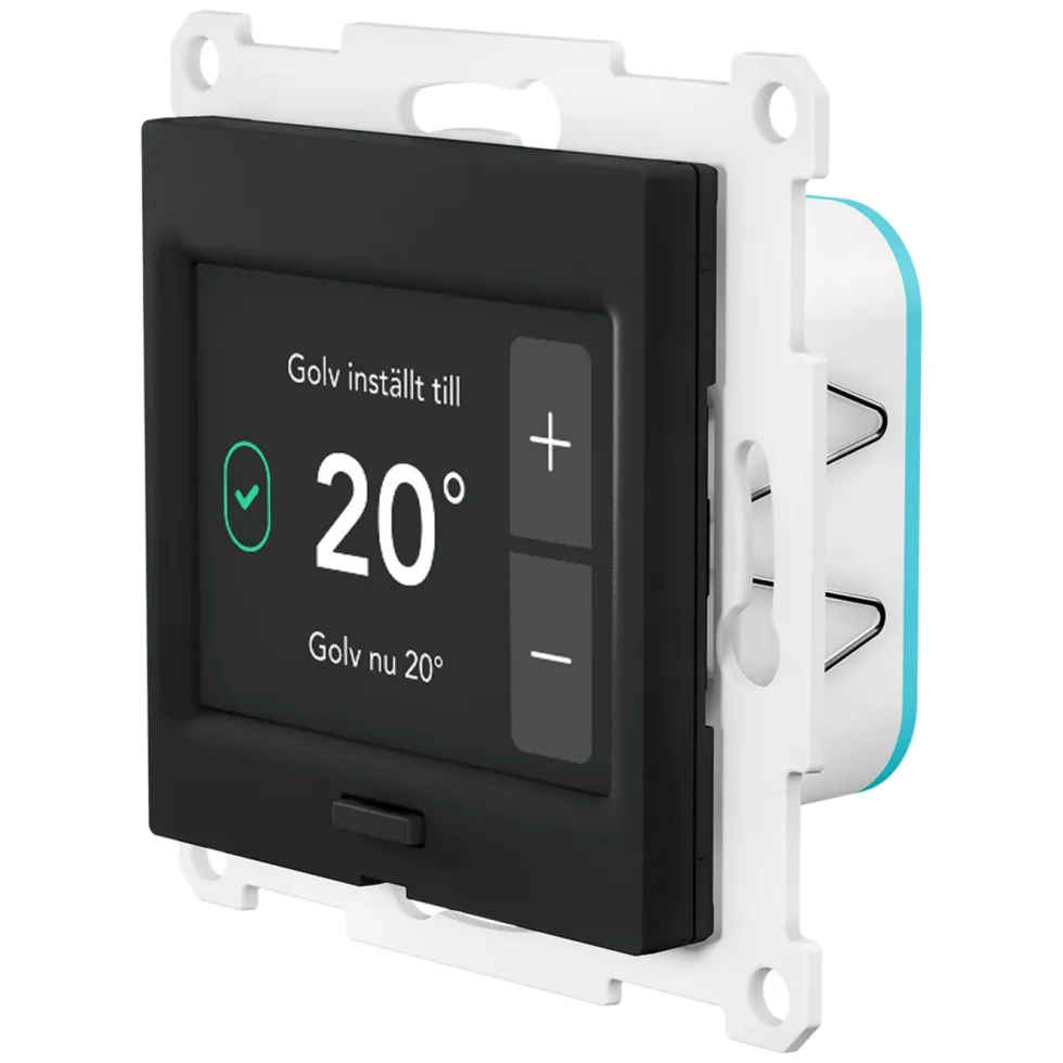 Plejd TRM-01 smart termostat for gulvvarme (Studio) Studio, svart