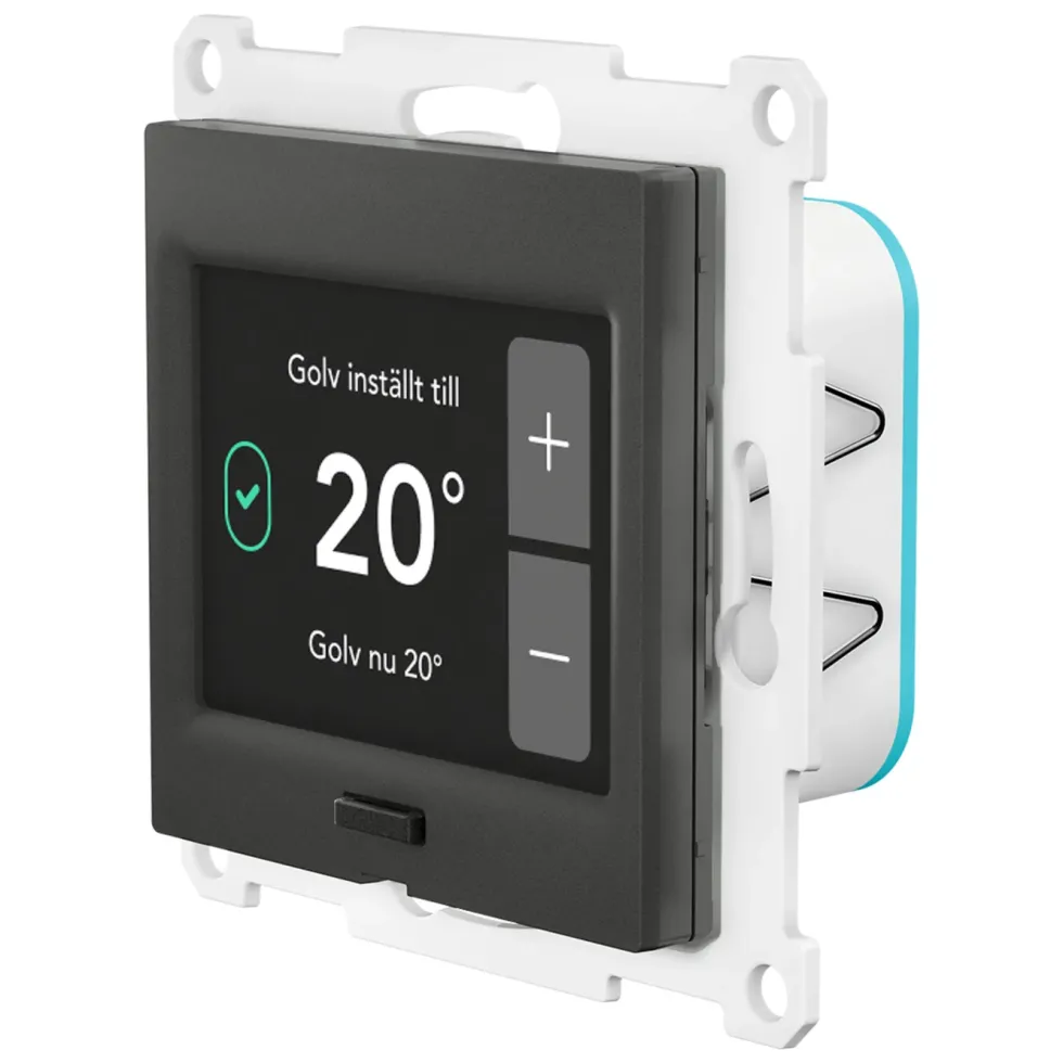 Plejd TRM-01 termostat for elektrisk gulvvarme (Exxact) Exxact, antrasitt