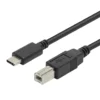 Plexgear Adapterkabel USB-C til USB-B CB230 1 m