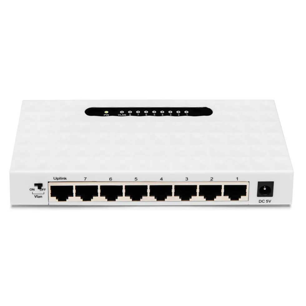 Plexgear CA104 Gigabitswitch 8-porter Gen.2
