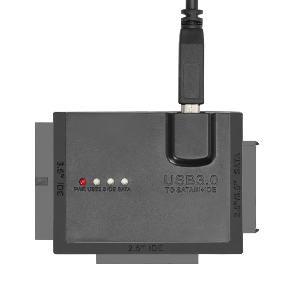 Plexgear Harddiskadapter for USB til IDE/SATA