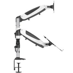 Plexgear Kombinert bordfeste for laptop og monitor 13-32