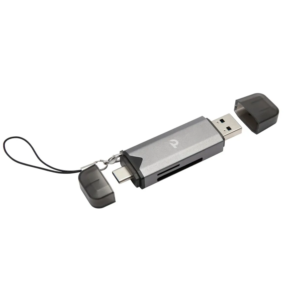 Plexgear Minnekortleser for SD og Micro-SD