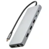 Plexgear Multiadapter for USB-C med 13 tilkoblinger