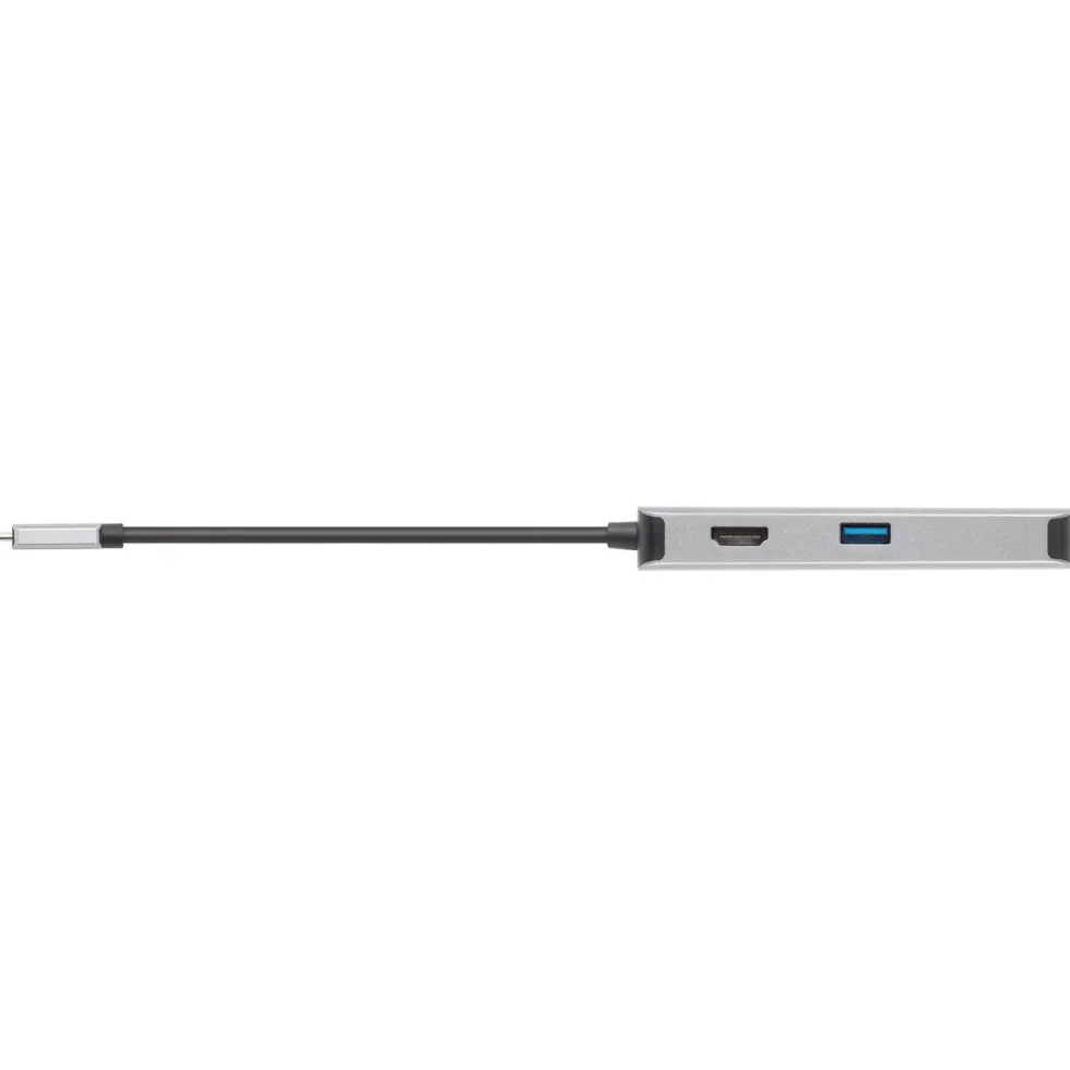 Plexgear Multiadapter for USB-C med 5 tilkoblinger
