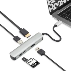 Plexgear 5-porters USB-C multiadapter CB1023