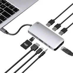 Plexgear 9-ports USB-C multiadapter CB1022